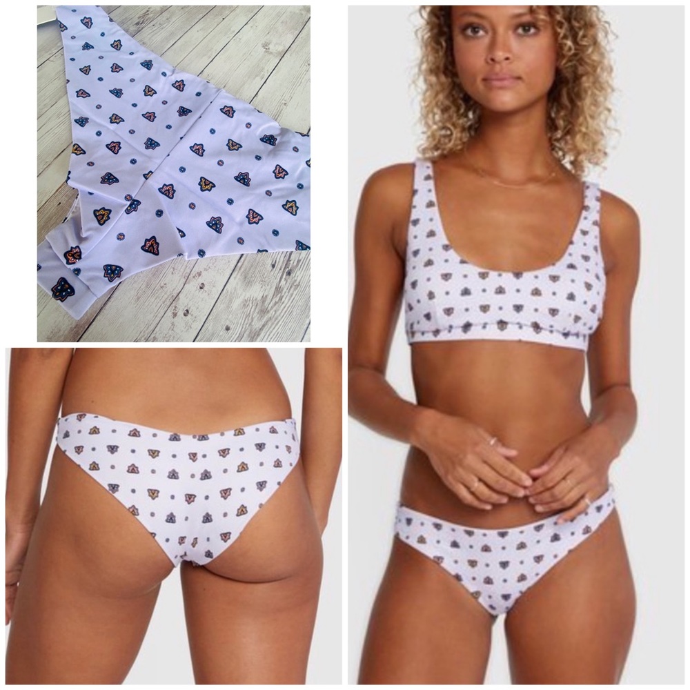 🔆 RVCA Foulard Cheeky Bikini Bottom